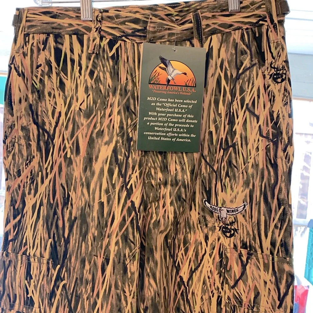 M2D Shooting or Hunting Grassland Duck Camouflage Men’s New wt Tags Camo Pants - Picture 2 of 10